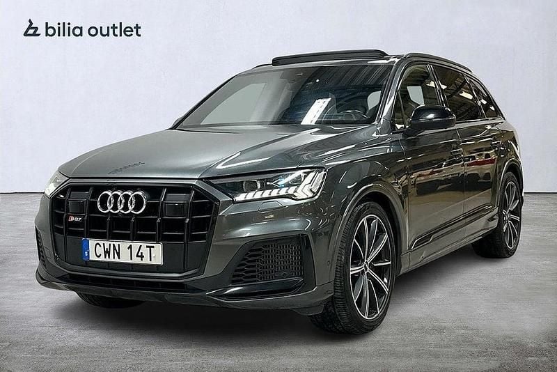 Grå Begagnad 2020 Audi SQ7 SUV | 539 900 kr (Superpris) - Bild 1/4