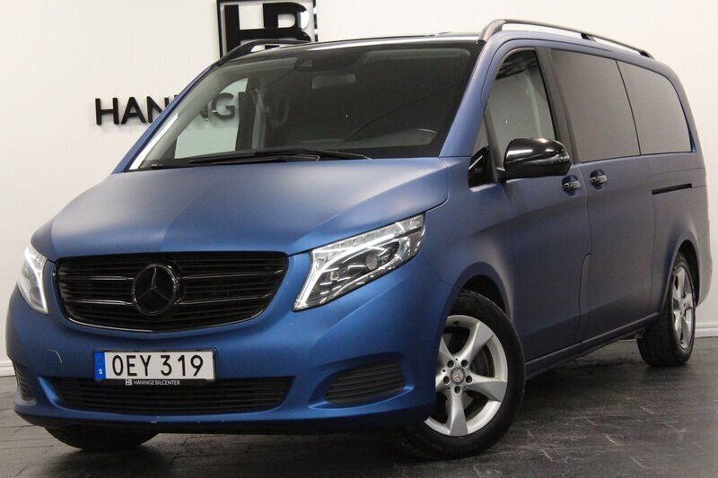 Silver Begagnad 2017 Mercedes V250 Minibuss | 339 900 kr (Superpris) - Bild 1/4