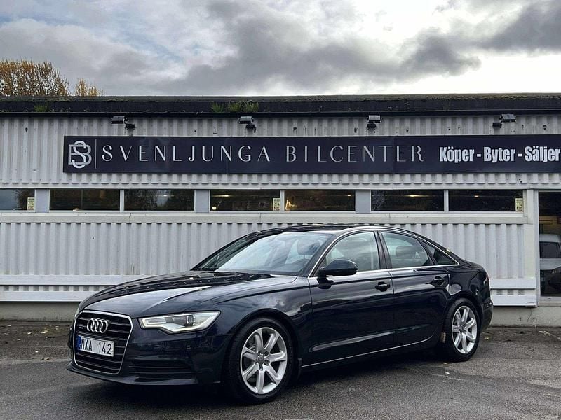 Blå Begagnad 2014 Audi A6 Sedan | 129 900 kr (Bra pris) - Bild 1/4