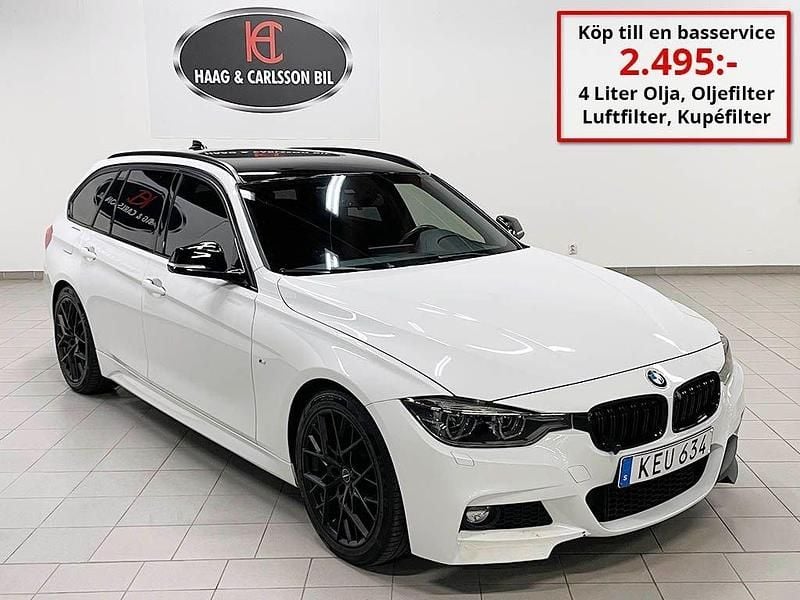Vit Begagnad 2018 BMW 320 M Sport Kombi | 249 000 kr (Dyr) - Bild 1/4