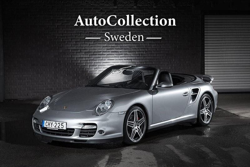 Begagnad Porsche 997 Turbo 480 HK (353 kW) 2008 Silver Cab