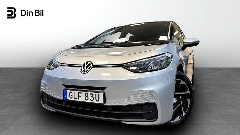 Begagnad VW ID.3 Comfortline 150 kW (204 HK) 2022 Silver Halvkombi