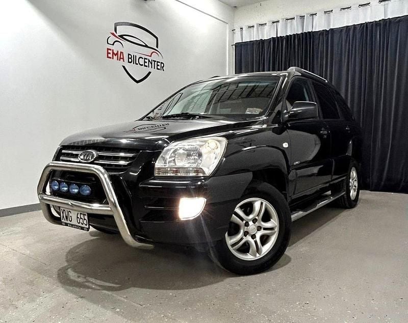 Svart Begagnad 2006 Kia Sportage SUV | 37 900 kr (Marknadspris) - Bild 1/4