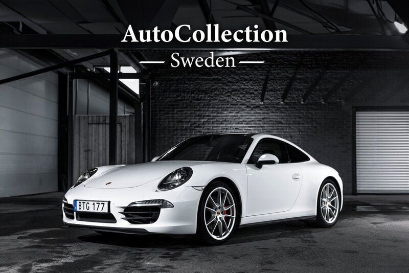 Vit Begagnad 2014 Porsche 911 Carrera 4S Chrono Sportkupé | 1 059 900 kr (Marknadspris) - Bild 1/4