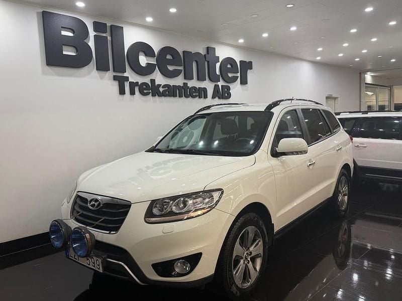 Vit Begagnad 2011 Hyundai Santa Fe SUV | 59 900 kr (Bra pris) - Bild 1/4
