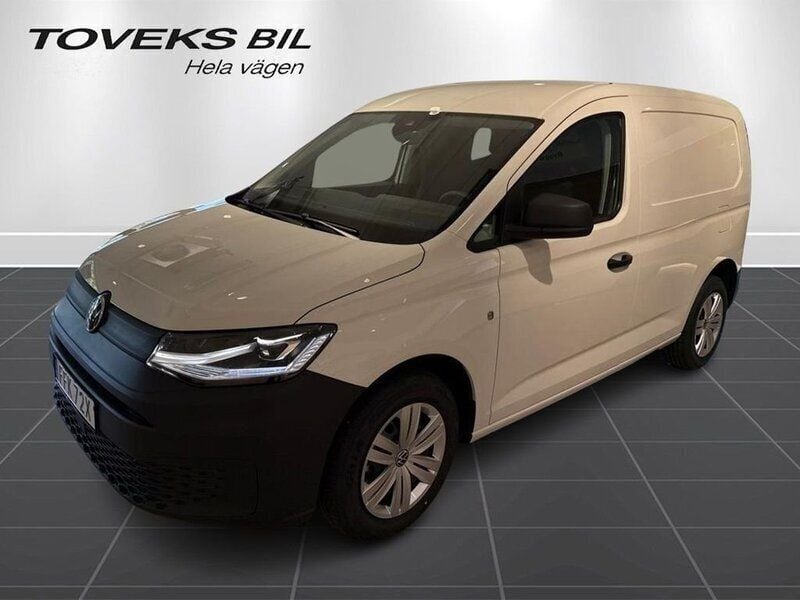 Vit (candyvit) Ny 2025 VW Caddy Minibuss | 407 875 kr (Marknadspris) - Bild 1/4