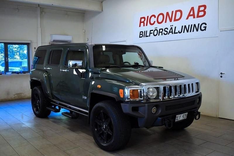 Grön Begagnad 2006 Hummer H3 SUV | 129 900 kr - Bild 1/4
