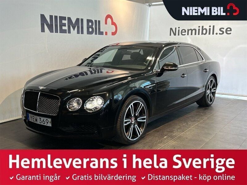 Svart Begagnad 2016 Bentley Flying Spur Sedan | 879 900 kr - Bild 1/3