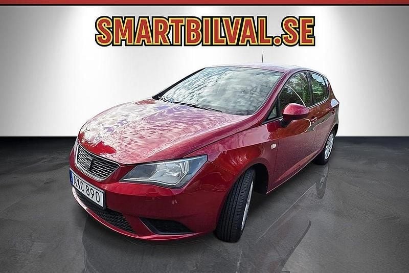 Mörkröd Begagnad 2013 Seat Ibiza Style Halvkombi | 79 900 kr (Dyr) - Bild 1/3