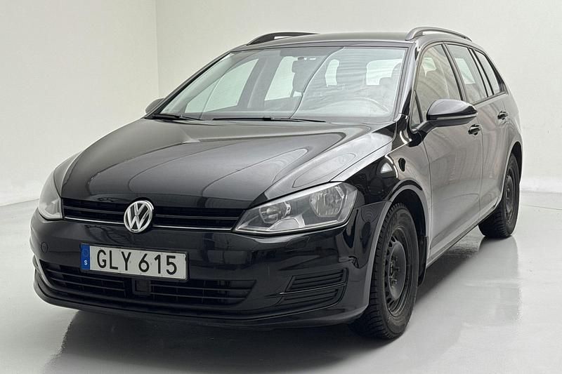 Svart Begagnad 2015 VW Golf VII | 98 000 kr (Marknadspris) - Bild 1/4