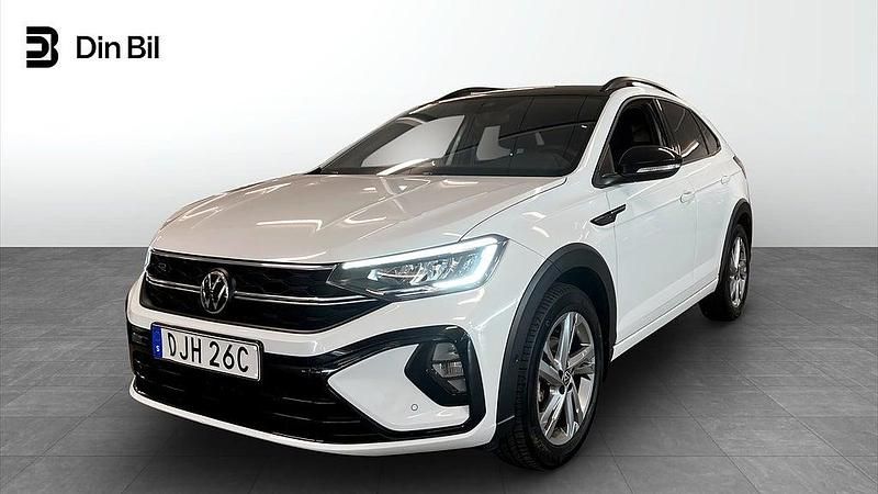 Vit Begagnad 2022 VW Taigo R-line SUV | 229 900 kr (Marknadspris) - Bild 1/4