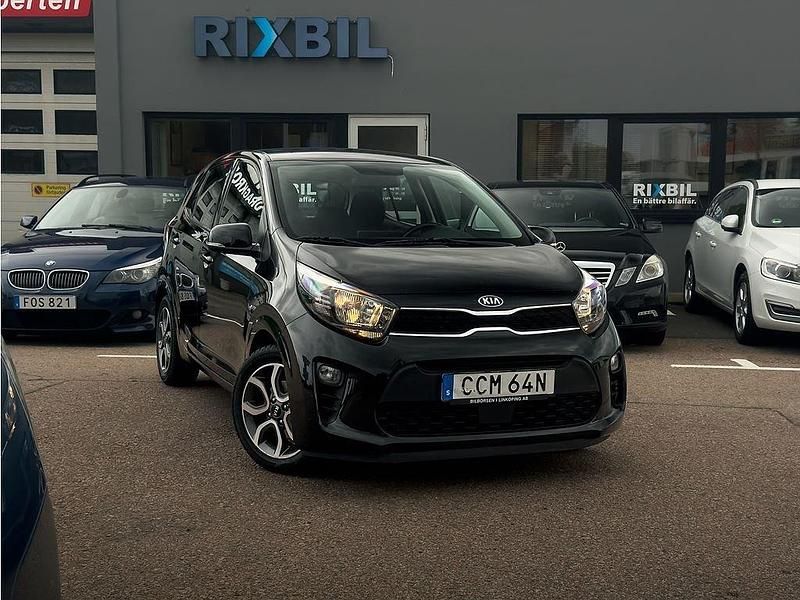Svart Begagnad 2019 Kia Picanto 2 Halvkombi | 119 900 kr (Marknadspris) - Bild 1/4