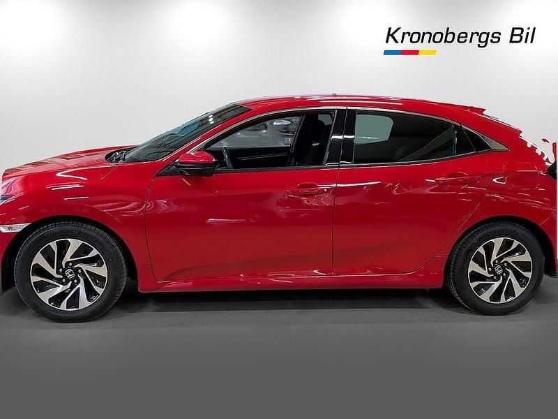 Begagnad Honda Civic Comfort 129 HK (94 kW) 2018 Röd Halvkombi
