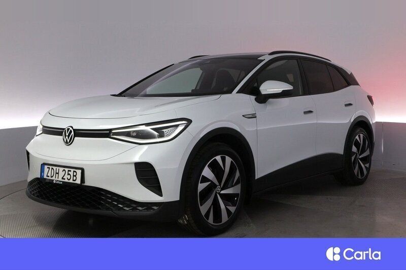 Vit Begagnad 2021 VW ID.4 Sport SUV | 334 900 kr (Marknadspris) - Bild 1/3