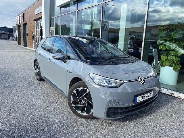 Grå Begagnad 2020 VW ID.3 Pro Performance Halvkombi | 235 000 kr (Lite dyr) - Bild 1/2