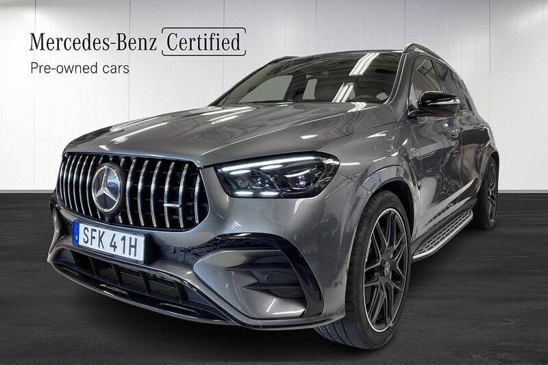 Grå Begagnad 2024 Mercedes GLE53 AMG AMG SUV | 1 249 000 kr - Bild 1/4