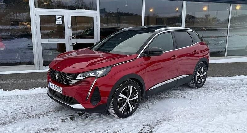 Begagnad Peugeot 3008 GT 301 HK (221 kW) 2021 Röd metalliclack SUV