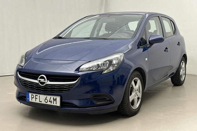 Blå Begagnad 2019 Opel Corsa Enjoy | 104 900 kr (Marknadspris) - Bild 1/4