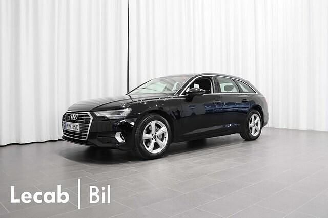 Brilliantsvart Begagnad 2023 Audi A6 Sport Kombi | 414 500 kr (Bra pris) - Bild 1/4
