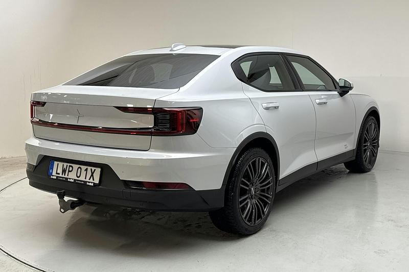 Begagnad Polestar 2 Long Range Dual motor 300 kW (408 HK) 2022 Silver Halvkombi