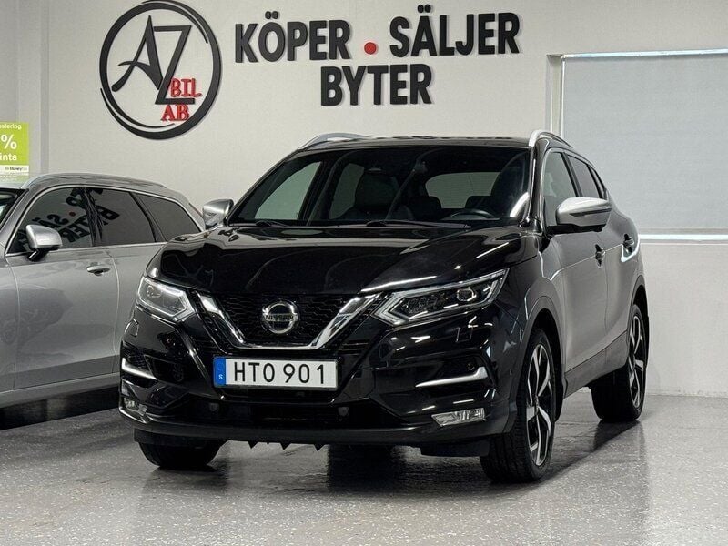 Svart Begagnad 2018 Nissan Qashqai 360º SUV | 172 900 kr (Marknadspris) - Bild 1/4