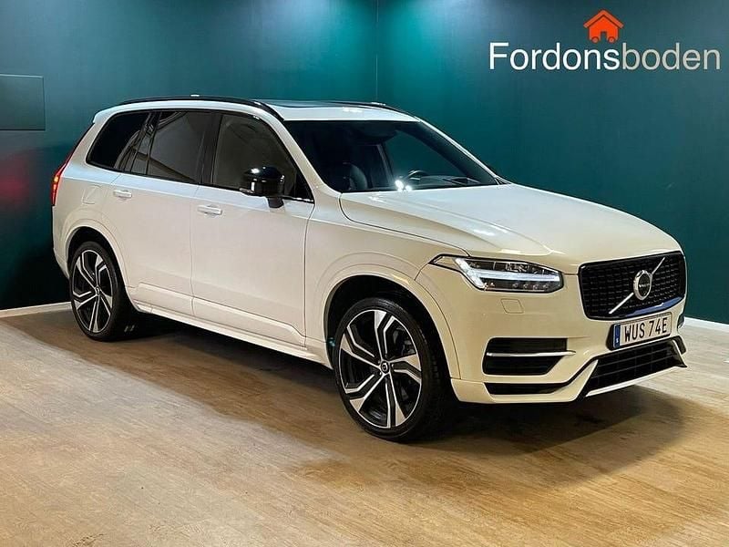 Vit Begagnad 2021 Volvo XC90 R-Design SUV | 559 000 kr (Bra pris) - Bild 1/4
