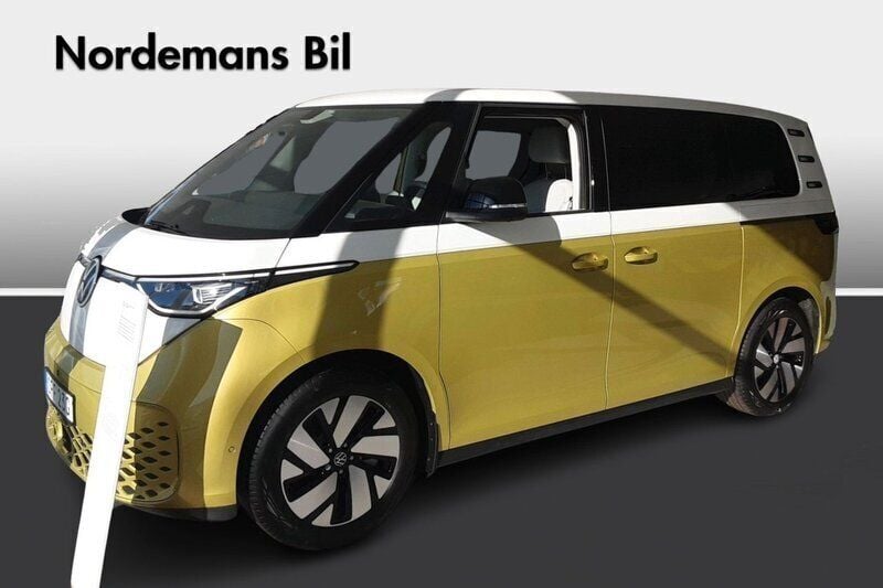 Flerfärgad (candy white/lime yellow) Begagnad 2023 VW ID. Buzz Pro Van | 707 750 kr - Bild 1/4
