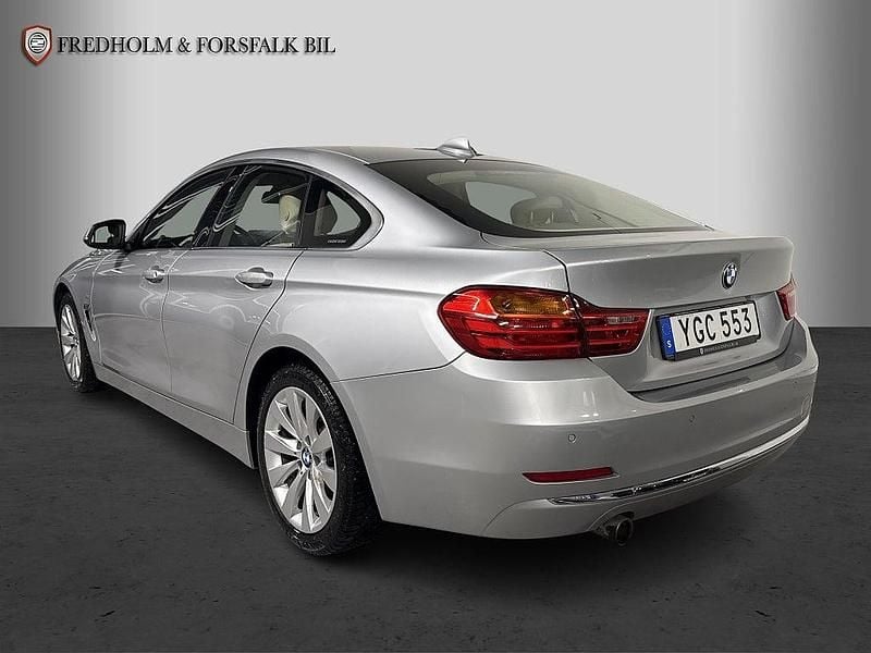Begagnad BMW 418 Gran Coupé Luxury Line 150 HK (110 kW) 2016 Silver Sportkupé