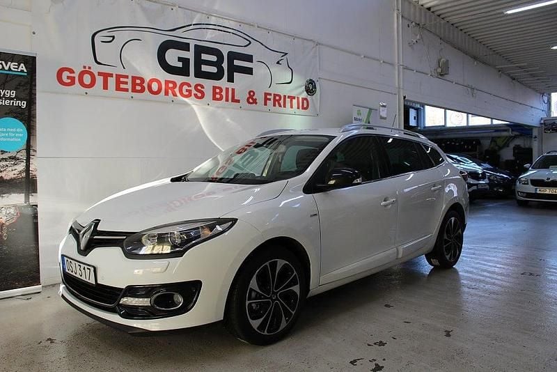 Vit Begagnad 2014 Renault Mégane GrandTour Bose Edition Kombi | 64 900 kr (Marknadspris) - Bild 1/4