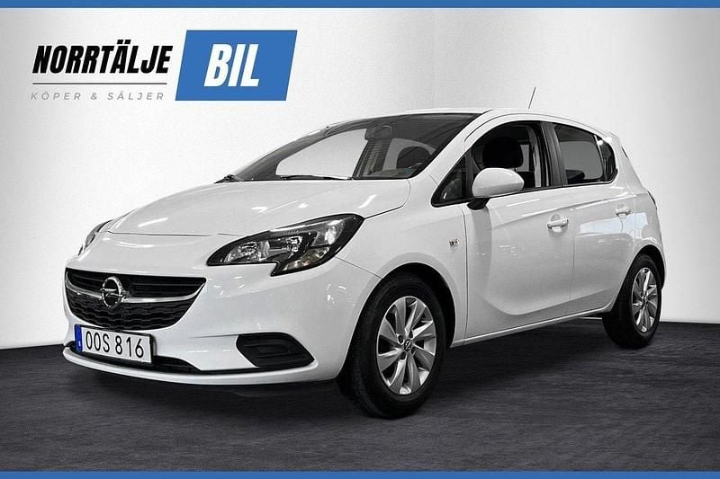 Vit Begagnad 2016 Opel Corsa Enjoy Halvkombi | 99 900 kr (Marknadspris) - Bild 1/4