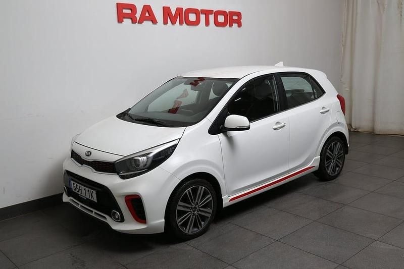 Begagnad Kia Picanto GT-Line 101 HK (74 kW) 2019 Vit Halvkombi