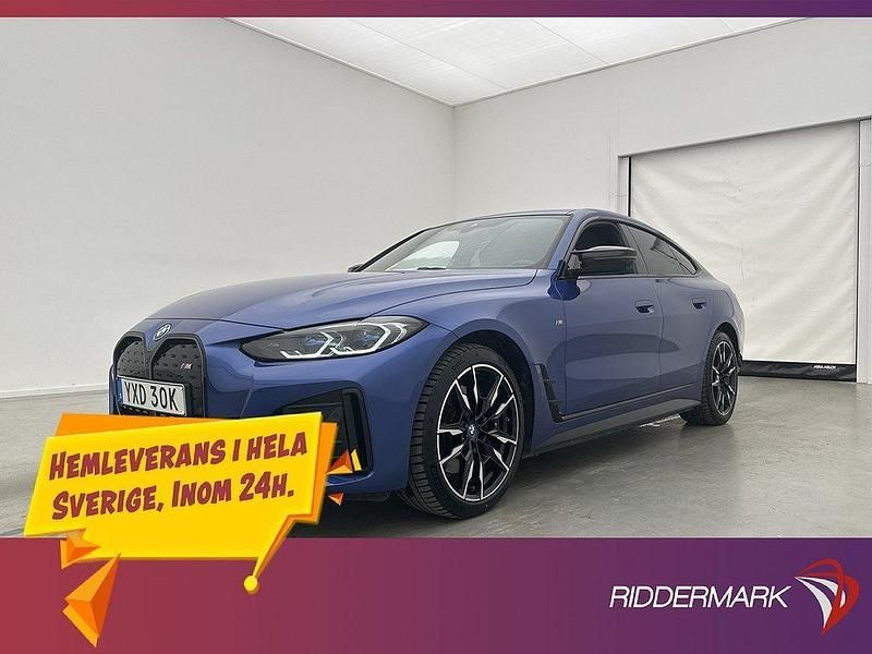 Blå Begagnad 2022 BMW i4 M Sport Sedan | 569 800 kr (Marknadspris) - Bild 1/3