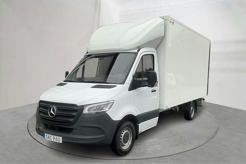 Vit Begagnad 2022 Mercedes Sprinter Van | 390 000 kr (Superpris) - Bild 1/4