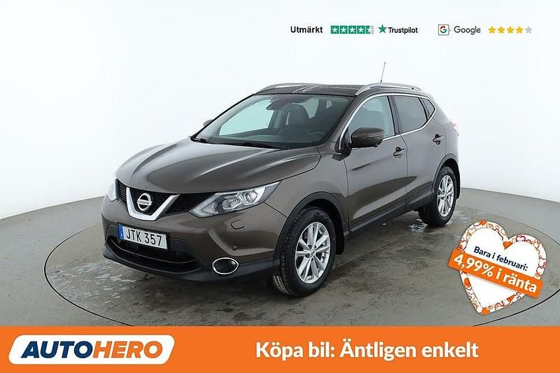 Brun Begagnad 2015 Nissan Qashqai 360º SUV | 120 000 kr (Marknadspris) - Bild 1/4