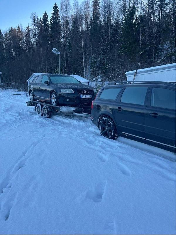 Svart Begagnad 2008 Audi A6 Proline Kombi | 8 000 kr (Superpris) - Bild 1/4