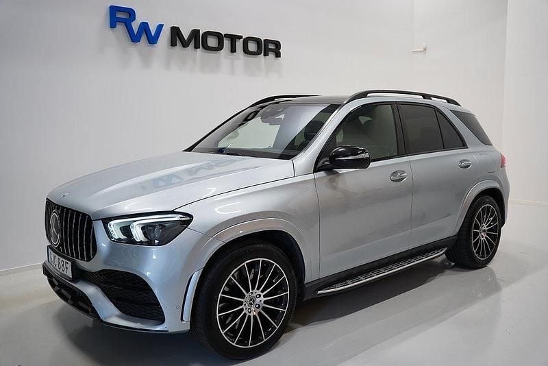 Silver Begagnad 2022 Mercedes GLE350 AMG SUV | 639 800 kr (Marknadspris) - Bild 1/4