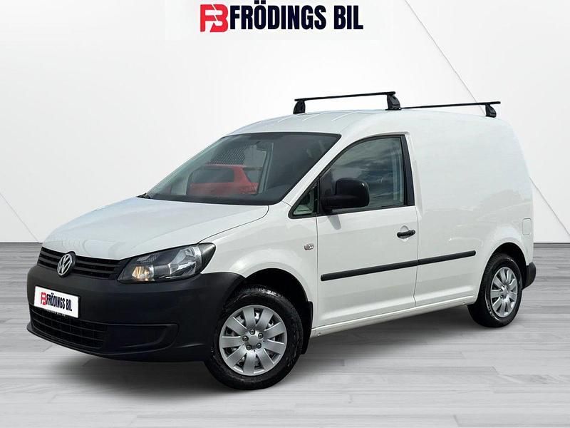 Vit Begagnad 2014 VW Caddy Minibuss | 99 900 kr (Dyr) - Bild 1/4