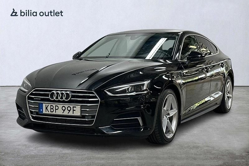 Svart Begagnad 2019 Audi A5 Sportback Proline Halvkombi | 269 900 kr (Marknadspris) - Bild 1/4