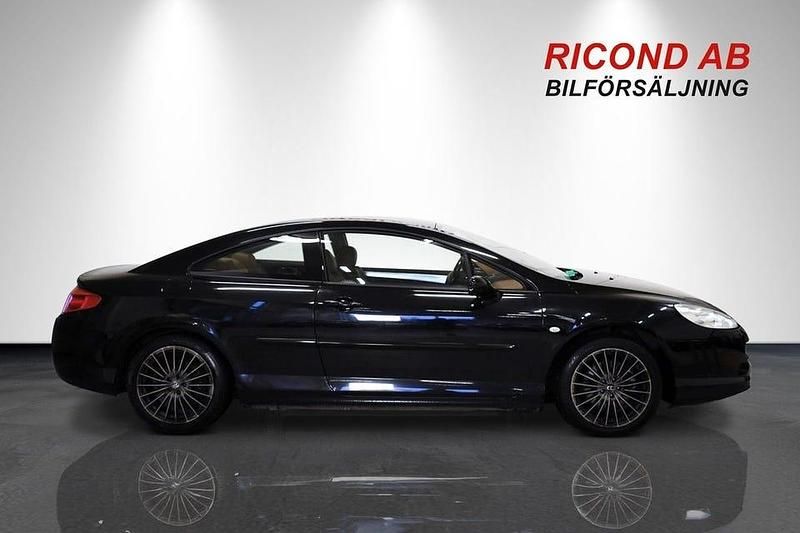 Begagnad Peugeot 407 204 HK (150 kW) 2008 Svart Sportkupé