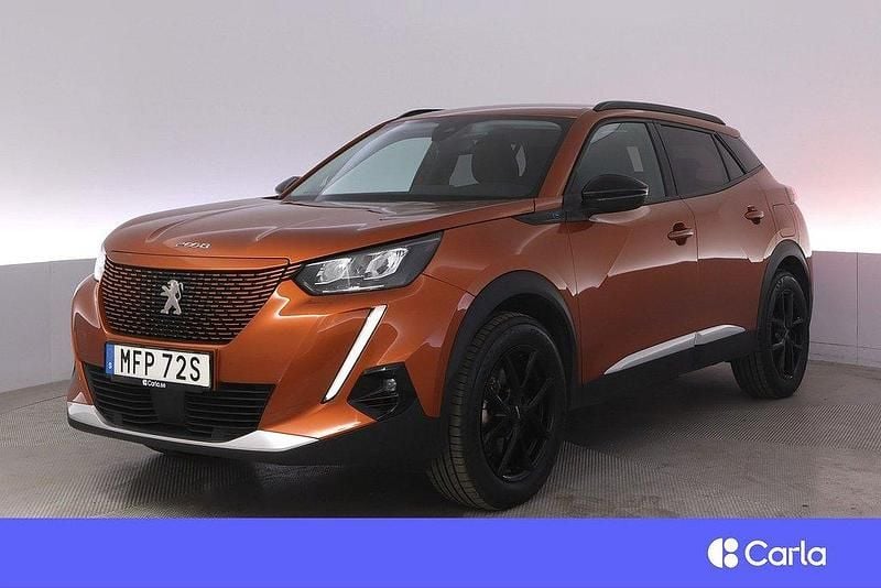 Orange Begagnad 2022 Peugeot e-2008 Allure SUV | 193 900 kr (Marknadspris) - Bild 1/4