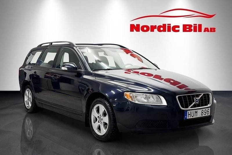 Mörkblå (blå) Begagnad 2009 Volvo V70 Kinetic Kombi | 29 900 kr (Marknadspris) - Bild 1/4