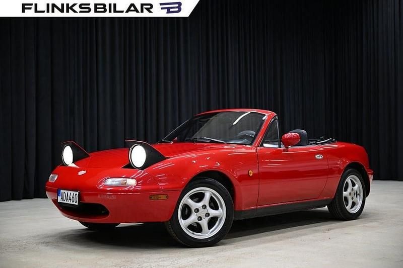 Begagnad Mazda MX5 116 HK (85 kW) 1991 Röd Cab