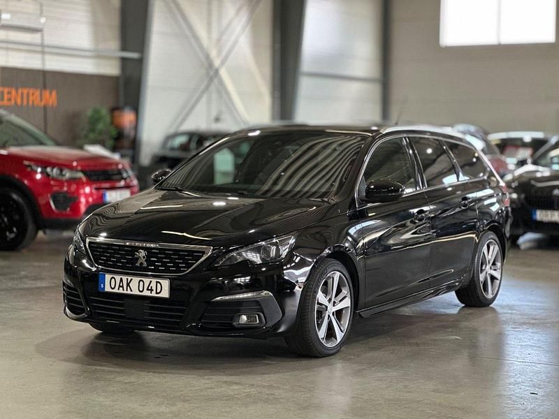 Svart Begagnad 2021 Peugeot 308 GT-line Kombi | 159 900 kr - Bild 1/4
