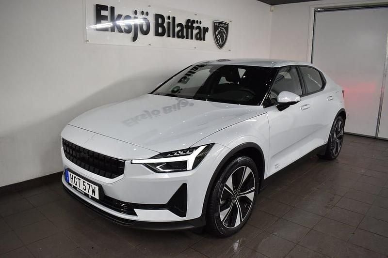 Begagnad Polestar 2 Long Range Dual motor 300 kW (408 HK) 2023 Silver Halvkombi