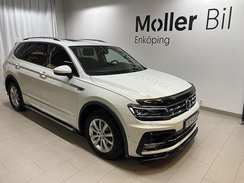 Begagnad VW Tiguan Allspace R-line 200 HK (147 kW) 2020 Vit SUV