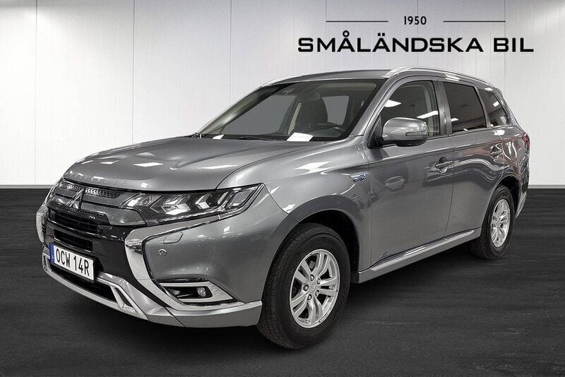 Grå Begagnad 2019 Mitsubishi Outlander P-HEV Edition SUV | 189 000 kr (Bra pris) - Bild 1/4
