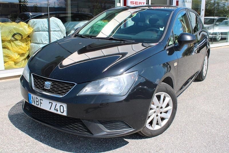 Svart Begagnad 2013 Seat Ibiza Style Halvkombi | 54 500 kr (Bra pris) - Bild 1/4