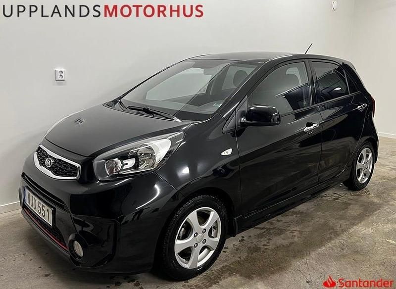 Svart Begagnad 2016 Kia Picanto Halvkombi | 79 900 kr (Marknadspris) - Bild 1/4