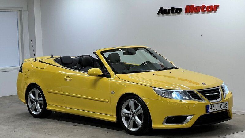 Gul Begagnad 2008 Saab 9-3 Cabriolet Aero Cab | 249 900 kr - Bild 1/3