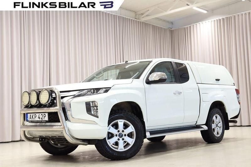 Vit Begagnad 2020 Mitsubishi L200 Pickup | 299 800 kr (Bra pris) - Bild 1/4